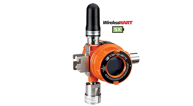 Detector de gas inalámbrico para tóxicos y combustibles WirelessHART