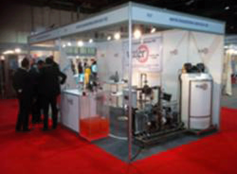 Stand de ITC en la Wetex de Dubai