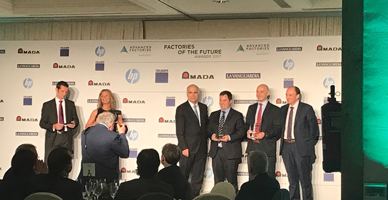MESbook, galardonado en los Premios Fábricas del futuro que otorgó Advanced Factories